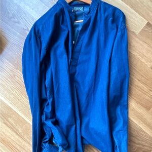 Men’s Vintage Versace Blue Denim Wash Shirt